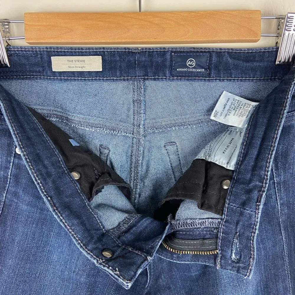 AG ‘The Stevie’ Slim Straight Jeans